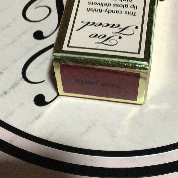 Too Faced Juicy Fruits Lip Gloss Ruby Ripe New - Picture 4 of 6